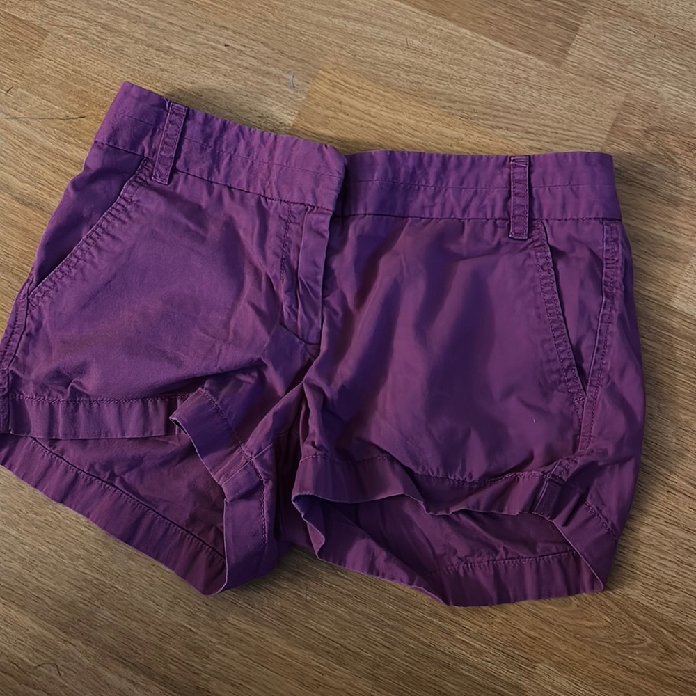 Purple J Crew chinos